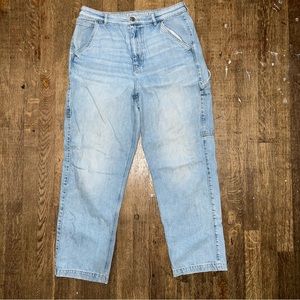 AE High Waisted Wide Leg Cargo Jean